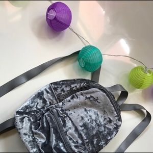 Crushed Velvet Mini Backpack